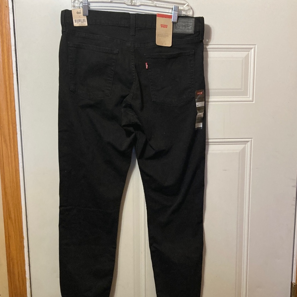 Levi's Black Slim Straight Jeans 31 NWT‎